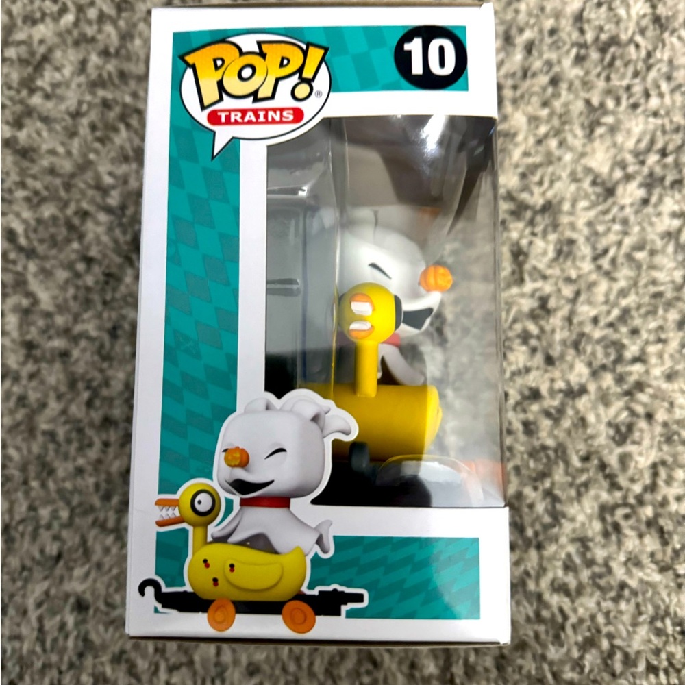 Disney Pop! Trains Zero in Duck Cart Vinyl Figure - Picture 5 of 6